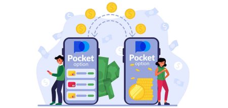 Kā noguldīt naudu vietnē Pocket Option
